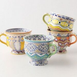 Anthropologie mismatched mugs (2 left)
